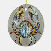 Krebsort Keramik Ornament (Links)