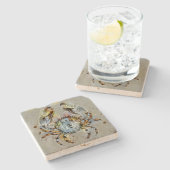 Krebsort Steinuntersetzer (Seitenansicht)