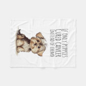 Krebspatient Fleecedecke (Vorderseite (Horizontal))