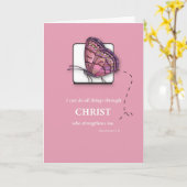 Krebspatienten erhalten gute religiöse Schrift Karte (Gelbe Blume)