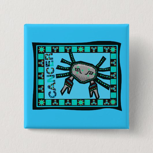 Krebsquilt Button (Vorderseite)