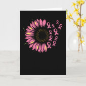 Krebsribone mit Sonnenblumen Karte (Gelbe Blume)