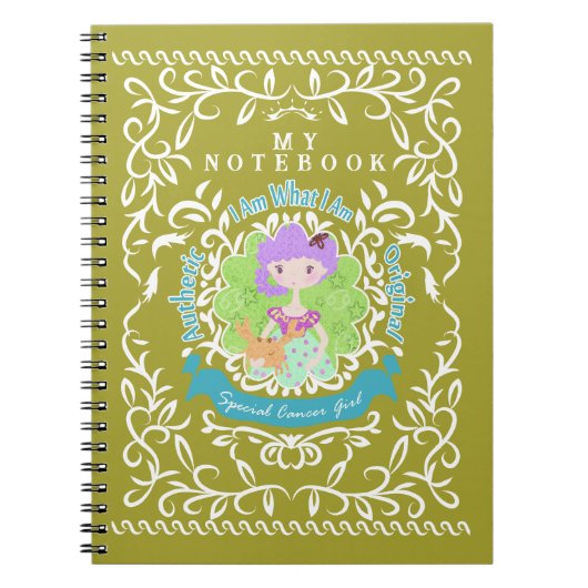 Krebssignierung. Notizbuch Notizblock (Vorderseite)