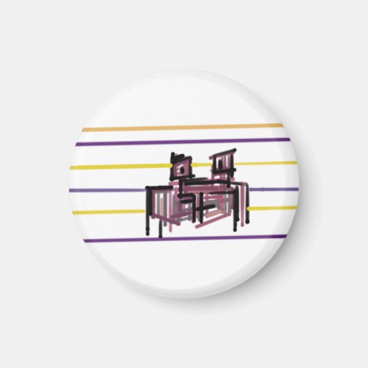 Krebssommerfreude Magnet (Vorne)