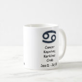 Krebsspass und Inspirierend Design für tägliche Nu Kaffeetasse (VorderseiteRechts)