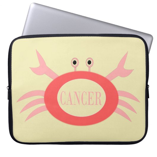 Krebsstern-Schildkröte-Laptop-Tasche Laptopschutzhülle (Vorderseite)