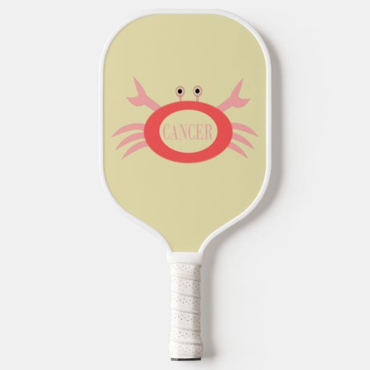 Krebsstern-Schildkröte Pickleball Schläger (Vorderseite)