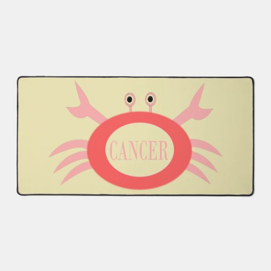 Krebsstern-Schildkröte Schreibtischunterlage (Vorderseite)