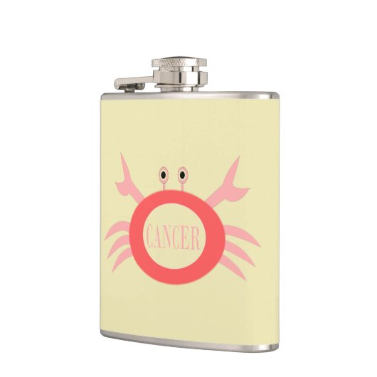 Krebsstern-Schildkrötenflasche Flachmann (Links)