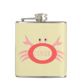 Krebsstern-Schildkrötenflasche Flachmann (Vorderseite)