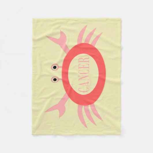 Krebssternenschild Fleece Blanket (Vorderseite)
