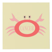 Krebssternensignatur Krebs Custom Foto Cube Würfel (Vorderseite)