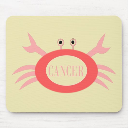 Krebssternensignatur Mousepad (Vorne)