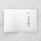 Krebssternsignatur Geburtstagskarte Karte (Innenseite)