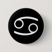 Krebssymbol Button (Vorderseite)