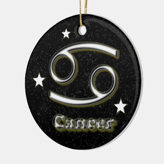 Krebssymbol Keramikornament (Links)