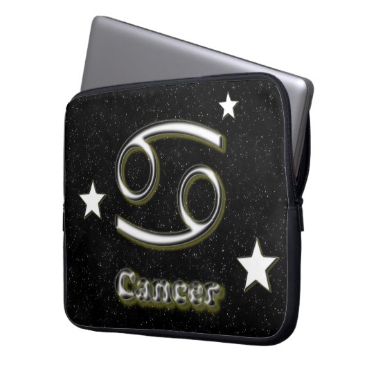 Krebssymbol Laptopschutzhülle (Vorderseite Links)
