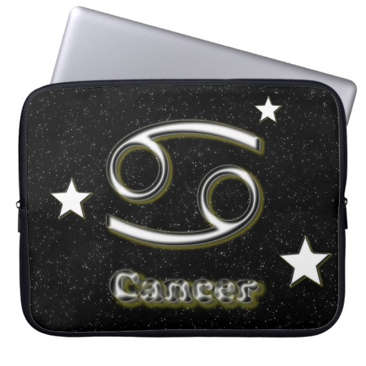 Krebssymbol Laptopschutzhülle (Vorderseite)