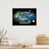 Krebssymbol Poster (Küche)