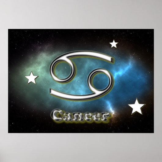 Krebssymbol Poster (Vorne)