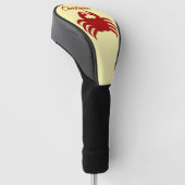 Krebstier-Design Golf Headcover (angewinkelt)