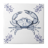 Krebstier-Keramiken ~ Steinkrabbe Fliese (Vorderseite)