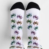 Krebstier Krebs Krebstierfisch Meer Socken (Oben)