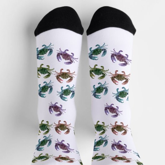 Krebstier Krebs Krebstierfisch Meer Socken (Oben)