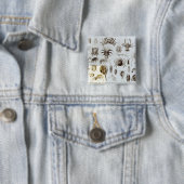 Krebstier und spinnenartige Tiere Button (Beispiel)