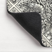 Krebstiere in schwarz und naturweiß mousepad (Ecke)