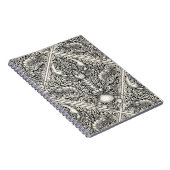 Krebstiere in schwarz und naturweiß notizblock (Rechte Seite)