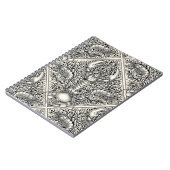 Krebstiere in schwarz und naturweiß notizblock (Linke Seite)