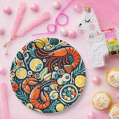 Krebstiere Papierplatte für Party Pappteller (Party)