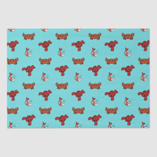 Krebstiere Seidenpapier (Vorderseite)