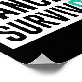 Krebsüberleben 3 poster (Ecke)