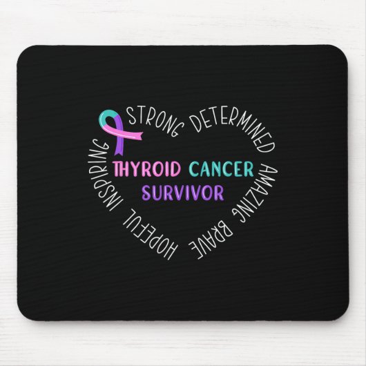 Krebsüberleben 5 mousepad (Vorne)