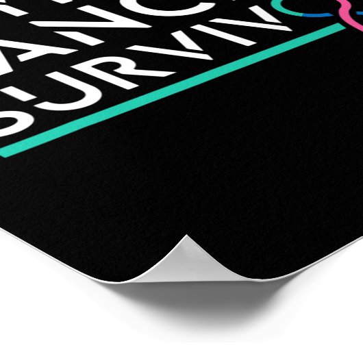 Krebsüberleben 6 poster (Ecke)