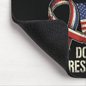 Krebsüberlebender Veteran - Unterschätze mich nich Mousepad (Ecke)