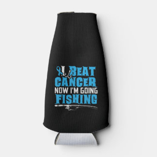 Krebsüberlebung Fischerei Geschenk T-Shirt ich Kre Flaschenkühler
