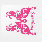 KREBSÜBERLEBUNG FLEECEDECKE (Vorderseite (Horizontal))