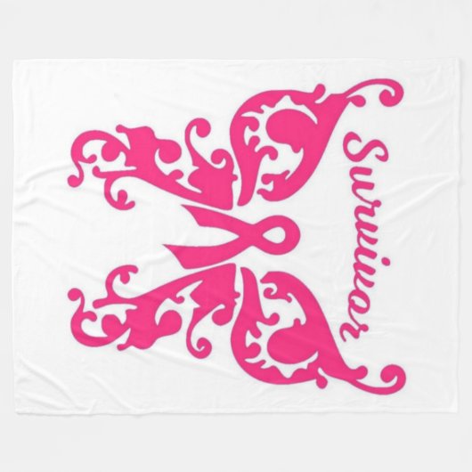 KREBSÜBERLEBUNG FLEECEDECKE (Vorderseite (Horizontal))