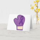 Krebsüberlebung Karte (Gelbe Blume)