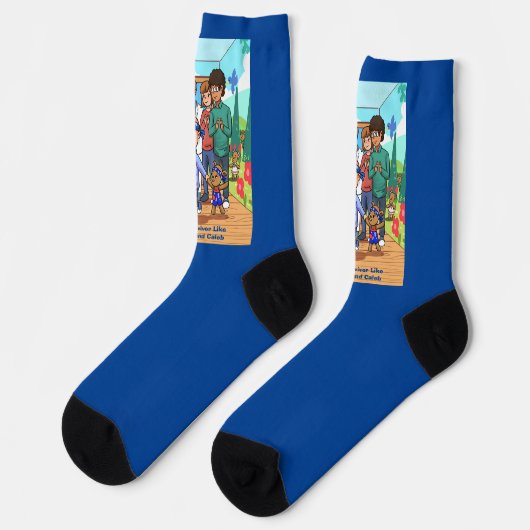 Krebsüberlebung Männer und Frauen Crew Socken (Linkes Detail)