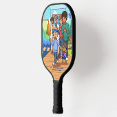 Krebsüberlebung Standard Black Pickleball Paddel Pickleball Schläger (Links)