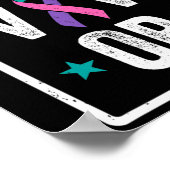 Krebsüberlebungs-Sensibilisierungskampagne Poster (Ecke)