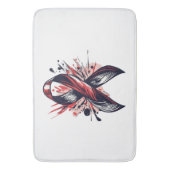 Krebsunterstützung Badematte (Vorderseite Vertikal)