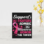 Krebsunterstützung Bewunderung Ehrenkrebsvoraussch Karte (Gelbe Blume)