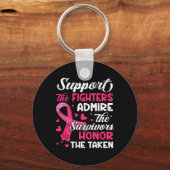 Krebsunterstützung Bewunderung Ehrenkrebsvoraussch Schlüsselanhänger (Vorderseite)