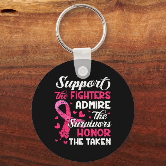Krebsunterstützung Bewunderung Ehrenkrebsvoraussch Schlüsselanhänger (Vorderseite)