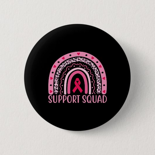Krebsunterstützung Kämpfer Brustkrebs Button (Vorderseite)